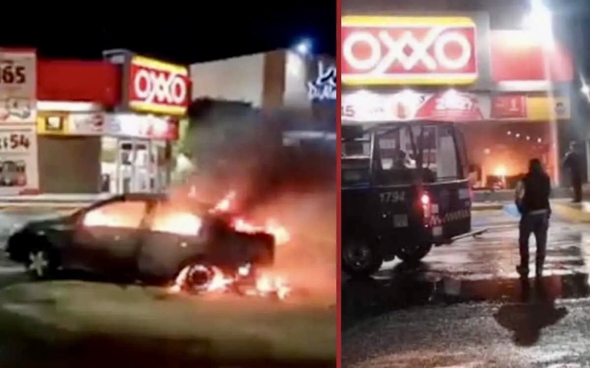 #Urgente|Criminales queman vehículos y negocios en Celaya e Irapuato.